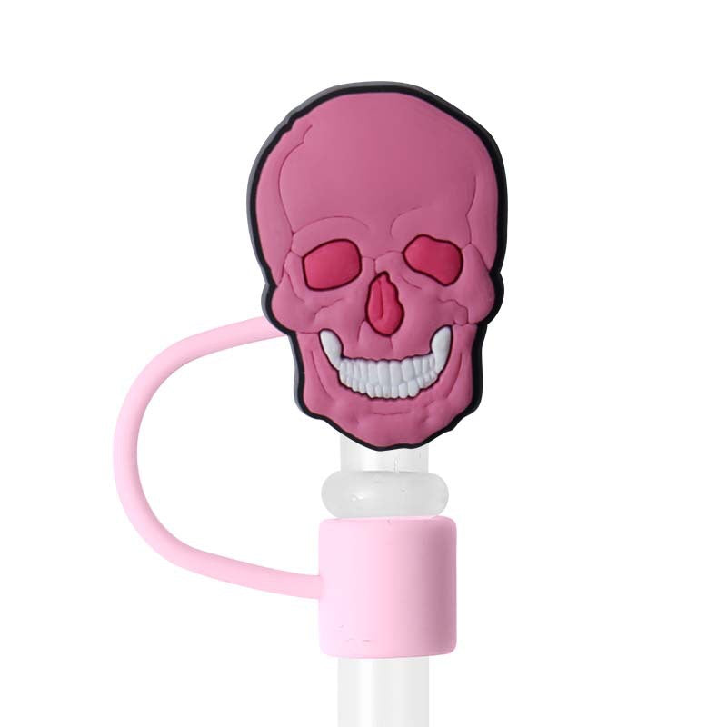 Wholesale 110pcs Cartoon Silicone Straw Cap Cup Accessories